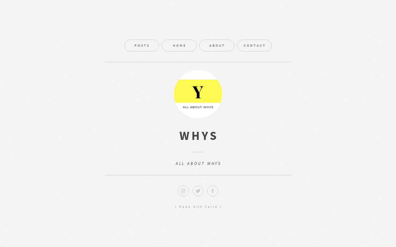 Carrd profile picture for @whys